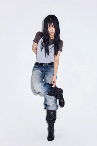 Koto Round Half Short Sleeve Tee