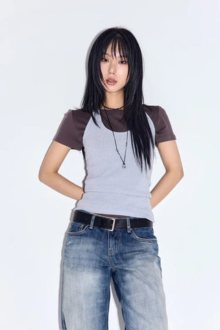 Koto Round Half Short Sleeve Tee
