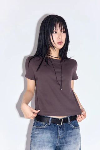 Koto Round Half Short Sleeve Tee