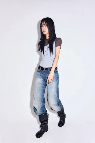 Koto Round Half Short Sleeve Tee