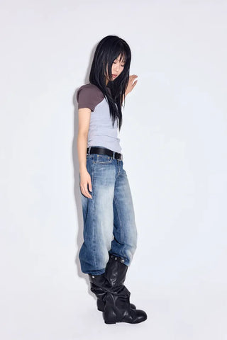 Koto Round Half Short Sleeve Tee