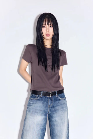 Koto Round Half Short Sleeve Tee