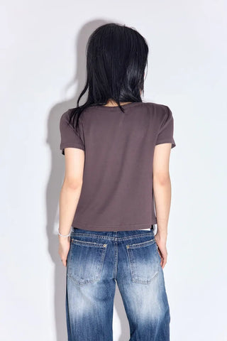 Koto Round Half Short Sleeve Tee