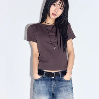 Koto Round Half Short Sleeve Tee