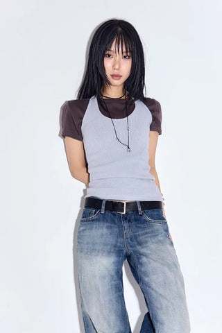Koto Round Half Short Sleeve Tee