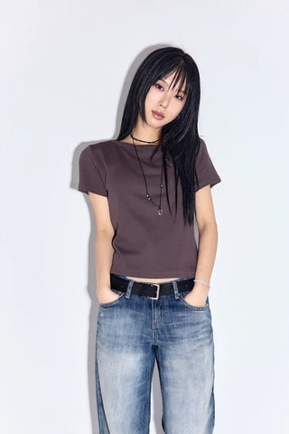 Koto Round Half Short Sleeve Tee