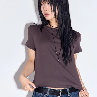 Koto Round Half Short Sleeve Tee
