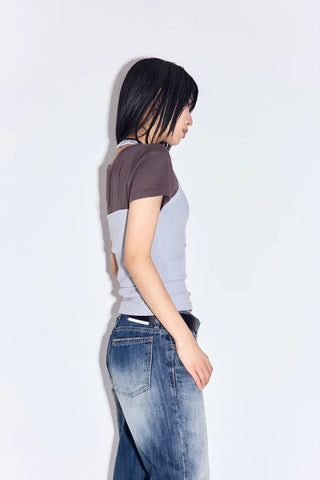 Koto Round Half Short Sleeve Tee
