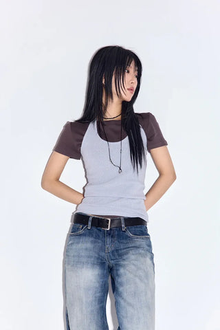 Koto Round Half Short Sleeve Tee