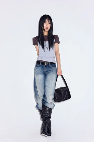 Koto Round Half Short Sleeve Tee