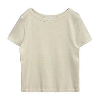 Koto Round Half Short Sleeve Tee