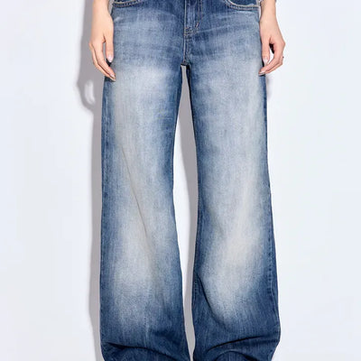 Hard Low Wide Jeans