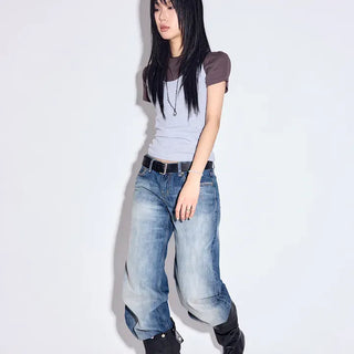 Hard Low Wide Jeans