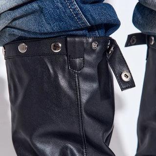 From Shirred Long Boots