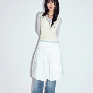 Puppy Wrap Midi Skirt