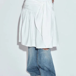 Puppy Wrap Midi Skirt