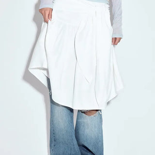 Puppy Wrap Midi Skirt