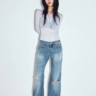 Meti Semi-Flare Jeans