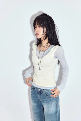 Meti Semi-Flare Jeans