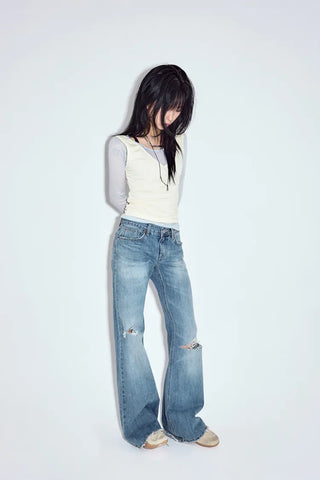 Meti Semi-Flare Jeans