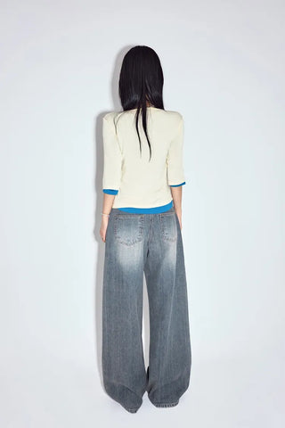 Ozzy Washed Wide Jeans