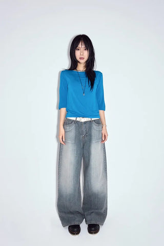 Ozzy Washed Wide Jeans