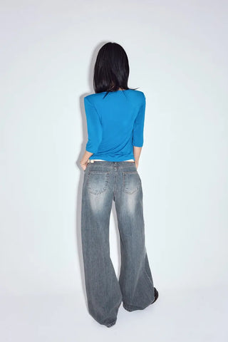 Ozzy Washed Wide Jeans