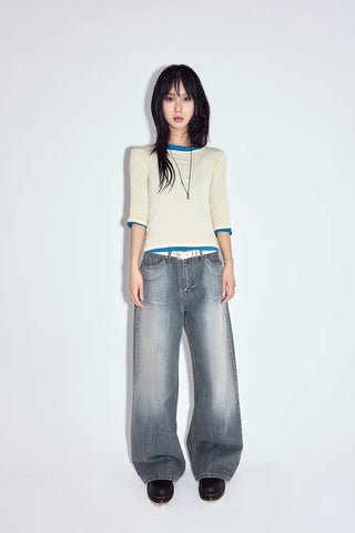 Ozzy Washed Wide Jeans