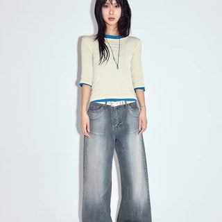 Ozzy Washed Wide Jeans