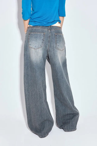 Ozzy Washed Wide Jeans