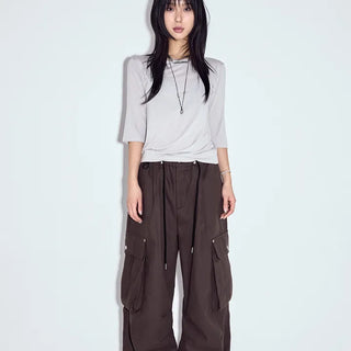 Heather Dart Cargo Pants