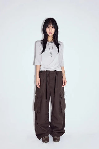 Heather Dart Cargo Pants