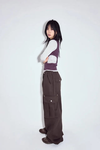 Heather Dart Cargo Pants
