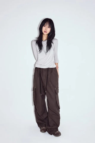Heather Dart Cargo Pants