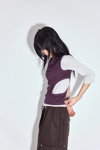 Heather Dart Cargo Pants