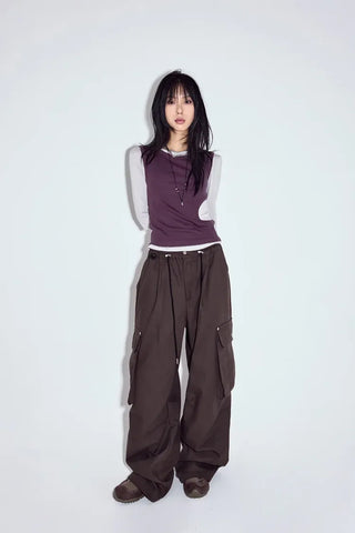 Heather Dart Cargo Pants