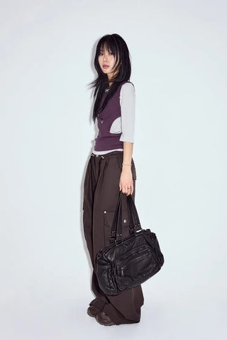 Heather Dart Cargo Pants