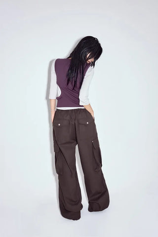 Heather Dart Cargo Pants