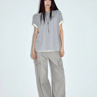 Fur Wash Cargo Pants