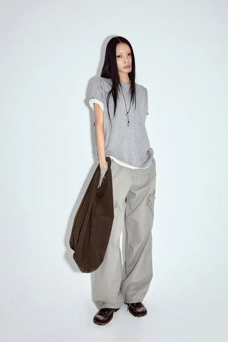Fur Wash Cargo Pants