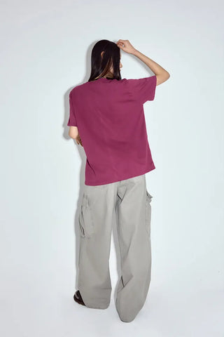 Fur Wash Cargo Pants