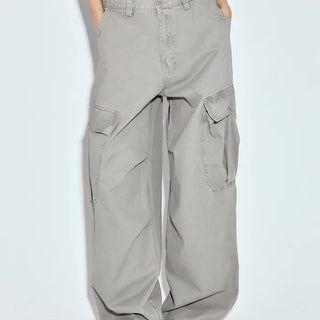 Fur Wash Cargo Pants