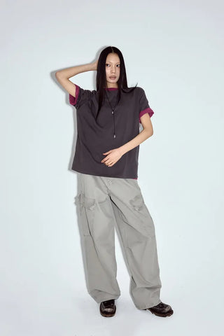 Fur Wash Cargo Pants