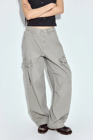 Fur Wash Cargo Pants
