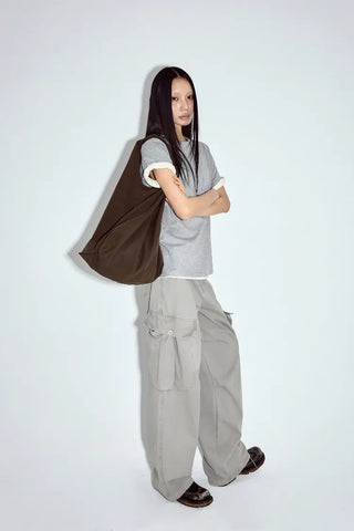 Fur Wash Cargo Pants
