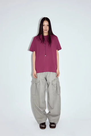 Fur Wash Cargo Pants