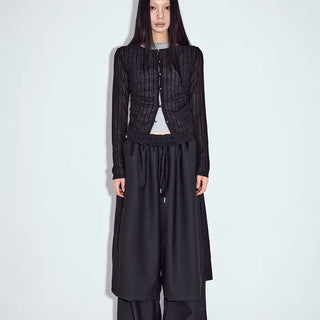 Rodl Button See-through Cardigan Summer Cardigan