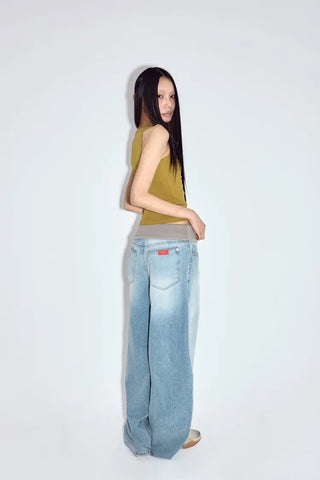 Icy Lip Wide Jeans