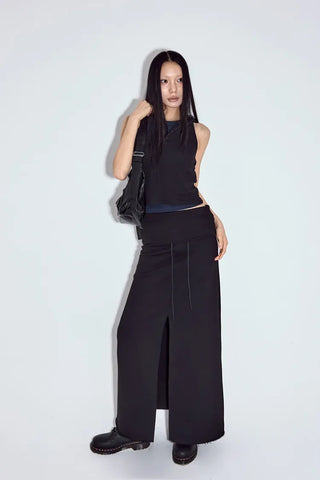 Mermaid Fold Long Skirt