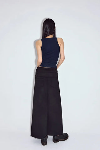 Mermaid Fold Long Skirt
